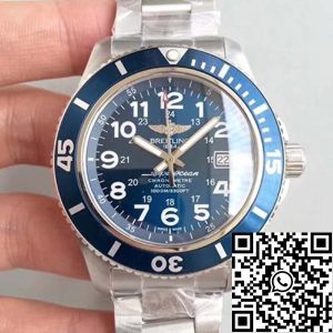 Replica Breitling Superocean II A17392D7/BD68 GF Factory 1:1 Best Edition Swiss ETA2824 Blue Dial