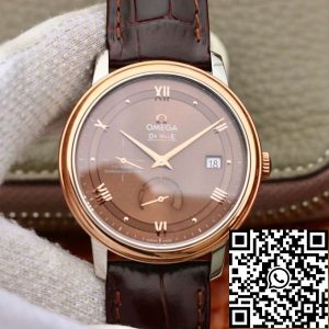 Replica Omega De Ville Prestige 424.23.40.20.13.001 TW Factory 1:1 Best Edition Swiss ETA2824 Brown Dial