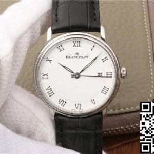 Replica Blancpain Villeret 6651-1127-55B 1:1 Best Edition ZF Factory White Dial