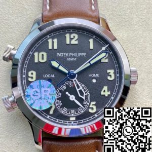 Replica Patek Philippe Calatrava 5524G-001 1:1 Best Edition GR Factory V2 Brown Strap