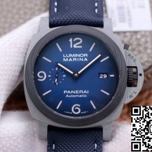 Replica Panerai Luminor PAM1663 1:1 Best Edition VS Factory Smoked Blue Dial