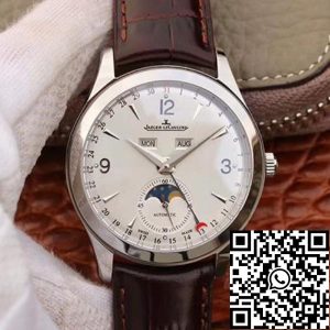 Replica Jaeger-LeCoultre Master Calendar 1558420 OM factory 1:1 Best Edition Swiss ETA866 White dial