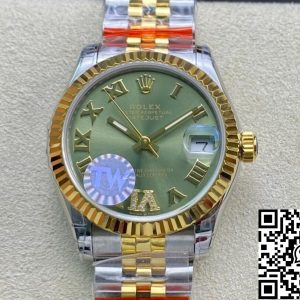 Replica Rolex Datejust 178273 31MM 1:1 Best Edition TW Factory Green Dial