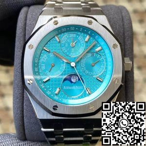 Replica Audemars Piguet Royal Oak 26613ST.OO.1220ST.01 1:1 Best Edition APS Factory Cyan Blue Dial