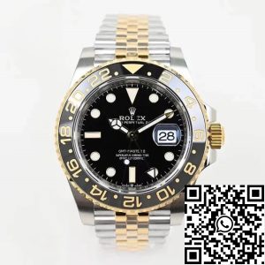 Replica Rolex GMT Master II M126713grnr-0001 1:1 Best Edition EW Factory Black Dial