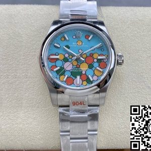 Replica Rolex Oyster Perpetual M277200-0010 31MM 1:1 Best Edition EW Factory Turquoise Blue Dial
