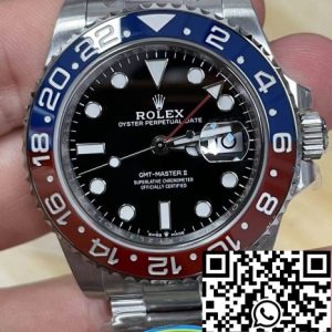 Replica Rolex GMT Master II M126710BLRO-0002 1:1 Best Edition Clean Factory V2 Black Dial