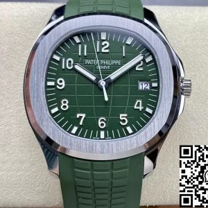 Replica Patek Philippe Aquanaut 5168G-010 1:1 Best Edition 3K Factory V2 Version Green Dial