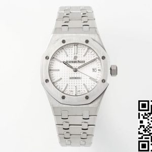 Replica Audemars Piguet Royal Oak 15450ST.OO.1256ST.01 1:1 Best Edition APS Factory Silver Dial