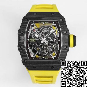 Replica Richard Mille RM35-02 1:1 Best Edition BBR Factory Yellow Strap