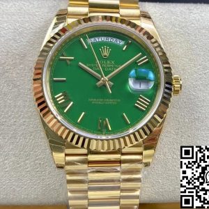 Replica Rolex Day Date M228238-0061 1:1 Best Edition EW Factory Green Dial