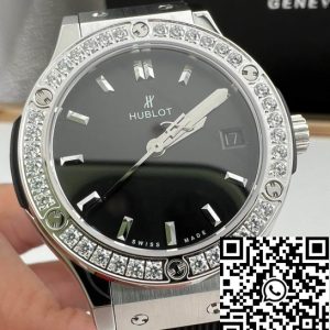 Replica Hublot Classic Fusion 33MM Quartz Movement 1:1 Best Edition HB Factory Rubber Strap