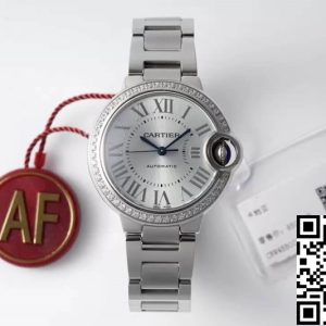 Replica Ballon Bleu De Cartier W4BB0028 33MM 1:1 Best Edition AF Factory Blue Dial