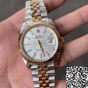Replica Rolex Datejust M126331-0018 41MM 1:1 Best Edition VS Factory Silver Dial