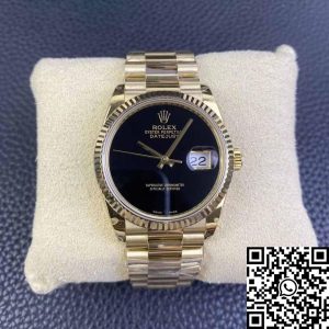 Replica Rolex Day Date 18038 1:1 Best Edition GM Factory Black Dial