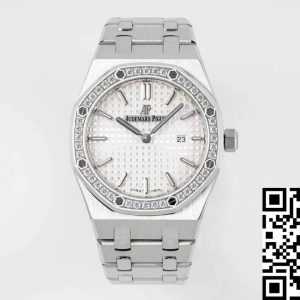 Replica Audemars Piguet Royal Oak Quartz 33MM 67651ST.ZZ.1261ST.01 1:1 Best Edition ZF Factory Diamond Bezel