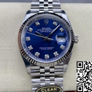Replica Rolex Datejust M126234-0037 36MM 1:1 Best Edition Clean Factory Diamond Dial