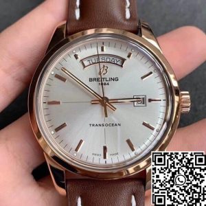 Replica Breitling Transocean R45310121G1P1 1:1 Best Edition V7 Factory Gold Case