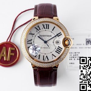 Replica Ballon Bleu De Cartier 42MM WE9007Z3 1:1 Best Edition AF Factory Yellow Gold Case