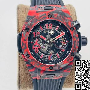 Replica Hublot BIG BANG 411.QV.1123.NR.OVK21 1:1 Best Edition HB Factory Carbon Fiber Red Case