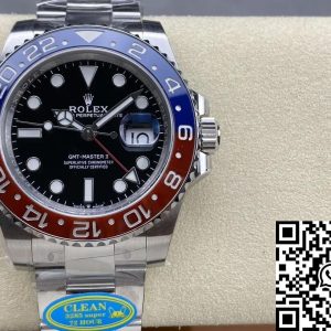 Replica Rolex GMT Master II M126710BLRO-0002 1:1 Best Edition Clean Factory V3 Black Dial