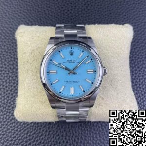 Replica Rolex Oyster Perpetual M124300-0006 41MM 1:1 Best Edition Clean Factory Tiffany Blue Dial