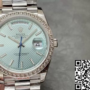 Replica Rolex Day Date 228236 1:1 Best Edition GM Factory V2 Counterweight Version Blue Dial