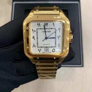 Replica Cartier Santos 904l Stainless Steel Automatic Mechanical Watch 38mm