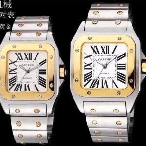 Replica Cartier Santos 904l Stainless Steel Automatic Mechanical Watch 34mm 38mm