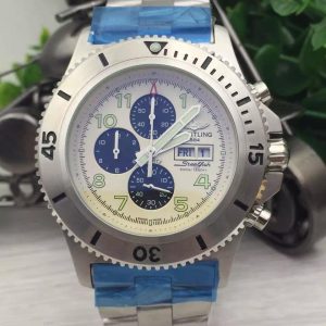 Replica BREITLING 904l Stainless Steel Quartz Watch 46MM