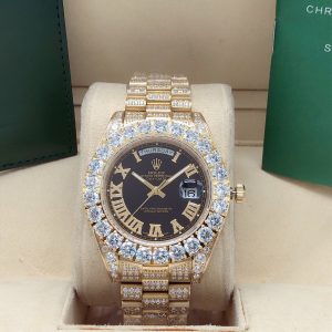 Replica Rolex DayDate 904l Stainless Steel Automatic Mechanical Watch 42mm
