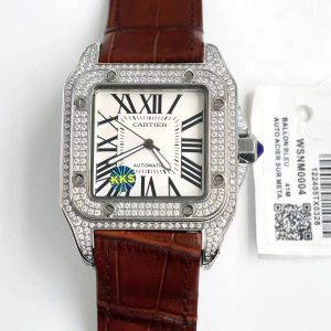 Replica Cartier Santos 904l Stainless Steel Automatic Mechanical Watch 38mm