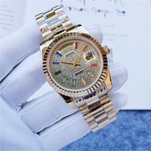 Replica Rolex DayDate 904l Stainless Steel Automatic Mechanical Watch 36mm