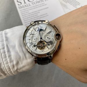Replica Cartier Rotonde 904l Stainless Steel Automatic Mechanical Watch 46mm