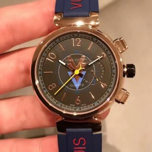 Replica LOUIS VUITTON LV 904l Stainless Steel Quartz Watch 42MM