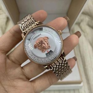 Replica Versace 904l Stainless Steel Quartz Watch 34MM