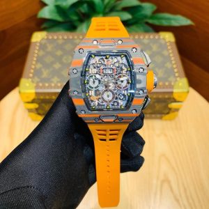 Replica Richard Mille Carbon Fiber Automatic Machine 7750 Movement Watch 42MM