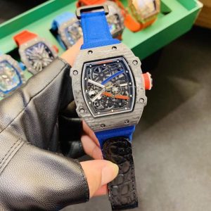 Replica Richard Mille Carbon Fiber Automatic Machine Watch 39MM
