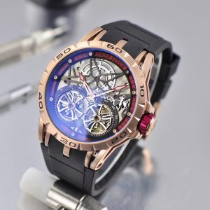 Replica Roger Dubuis 904l Stainless Steel Automatic Machine Watch 46MM