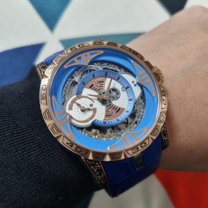 Replica Roger Dubuis 904l Stainless Steel Automatic Machine Watch 46MM