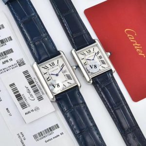 Replica Cartier Tank 904l Stainless Steel Quartz Watch 27mm 25mm