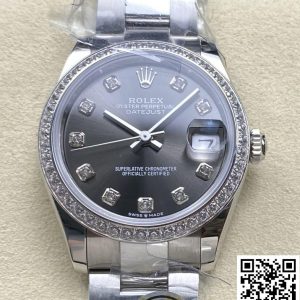 Replica Rolex Datejust m278384rbr-0009 1:1 Best Edition AR Factory Grey Dial