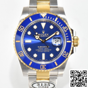 Replica Rolex Submariner 116613LB-0005 1:1 Best Version Clean Factory Dark Blue Dial