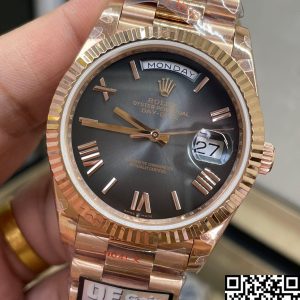 Rolex unveils the new Day-Date 40mm with a Smoked Slate Dial 2024 QF Factory 1:1 Best Edition