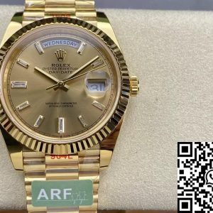 Rolex Day Date 40 M228238-0005 Yellow Gold Dial 1:1 Best Edition AR Factory 3255 Movement