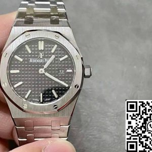 Audemars Piguet 67651 Quartz 33mm 1:1 Best Edition ZF Factory Black Dial Silver Case
