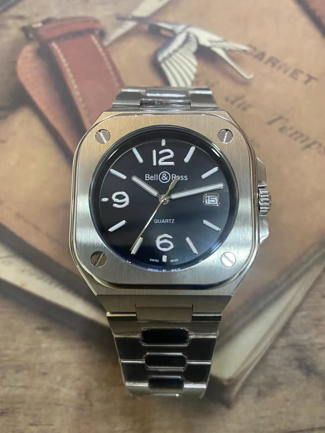 Replica Bellross VK Quartz Movement Watch 41mm